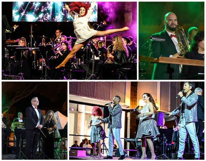 Momentos del concierto de anoche tributo al Dúo Dinámico(Antonio Alí y FJS Fotografía.